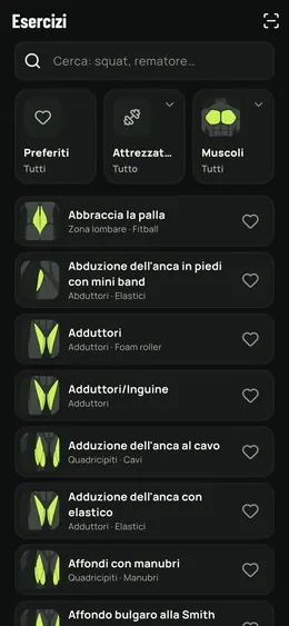 La libreria e i suoi filtri